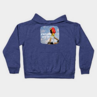 Travel, Adventure and Explore The World Kids Hoodie